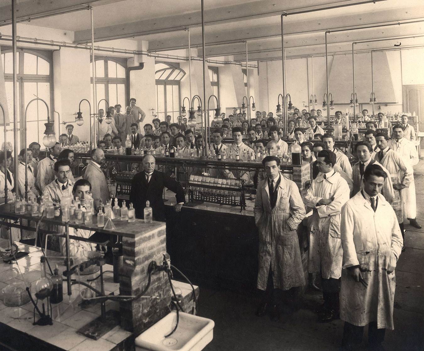 Classe Institut chimie début du XXe siècle