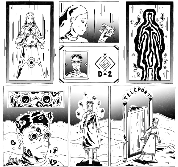 © Métacellulaire (2024) - Yohan Colombié-Vivès - extrait de la planche 5