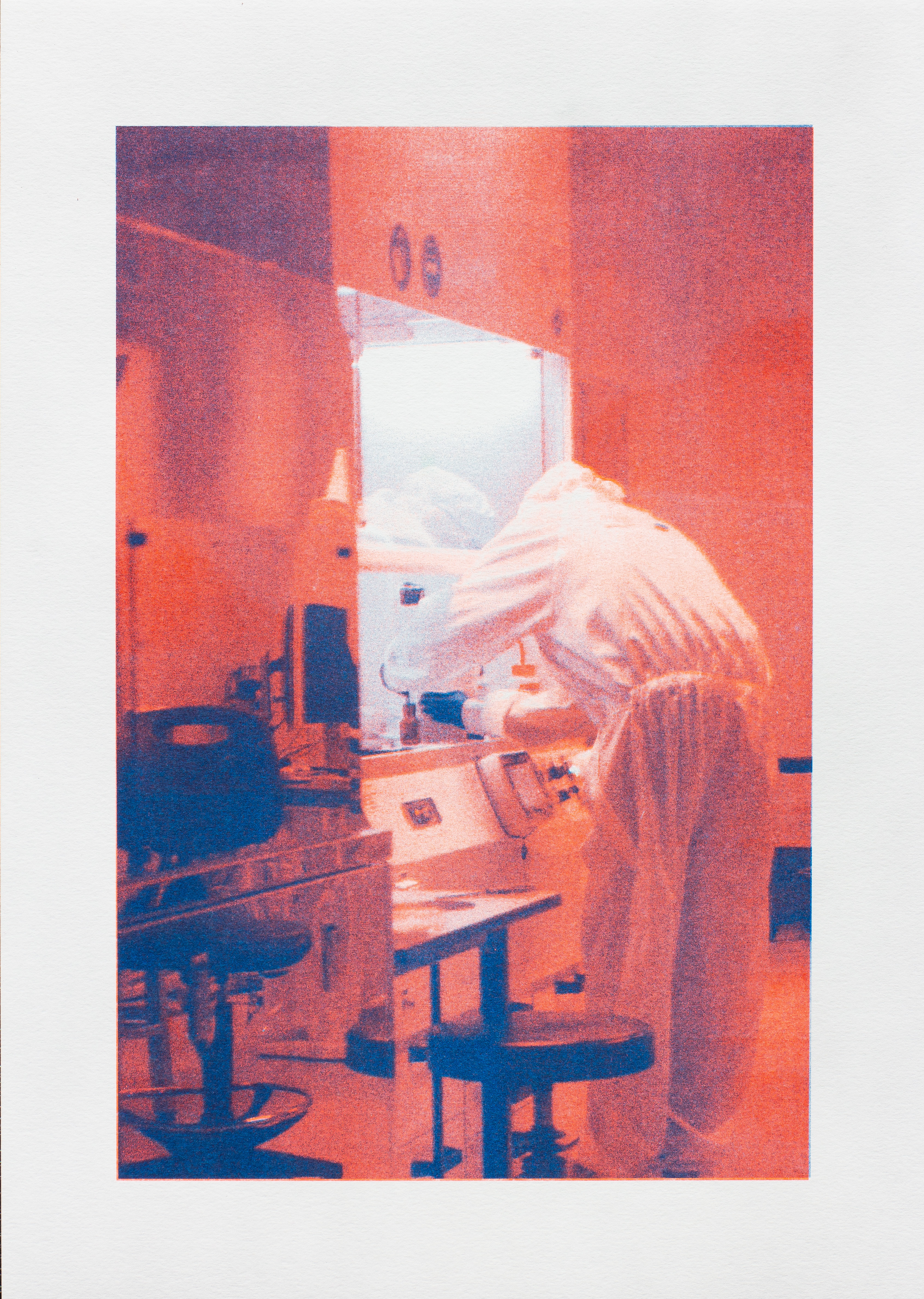 © sans titre, 2026, tirage riso sur papier 210gr, 5 exemplaires + épreuve d'artiste de Sara Bensaltana
